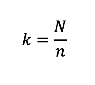Systematic Sampling Formula